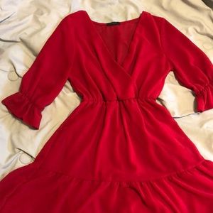 Beautiful red summer dress